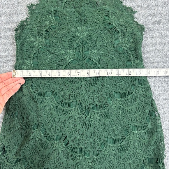 FREE PEOPLE Intimately Women’s Green Lace Mini Dress size: XS - Picture 10 of 10